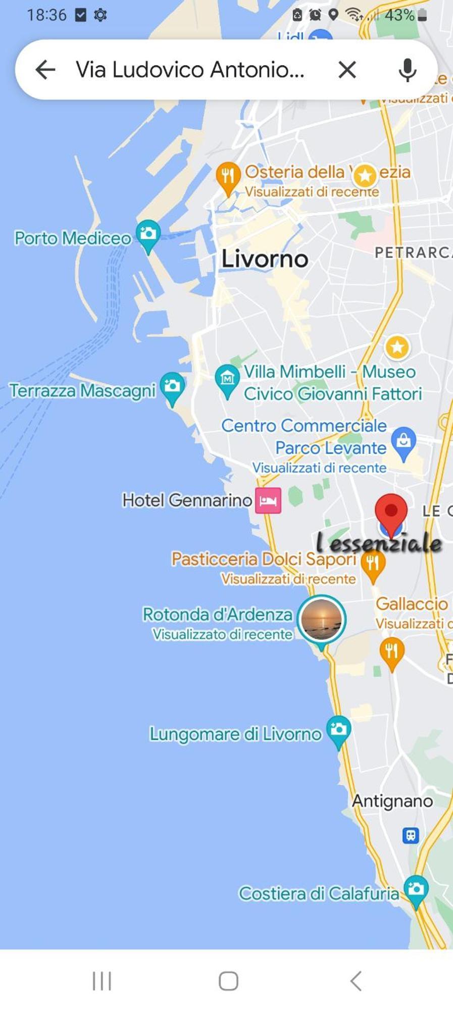 리보르노 L' Essenziale 아파트 외부 사진